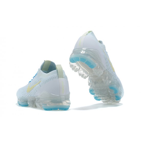 Women/Men Nike Air VaporMax Flyknit 3 White Blue AJ6910-500 Shoes