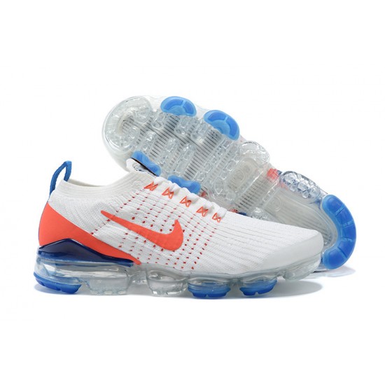 Women/Men Nike Air VaporMax Flyknit 3 White Blue CZ7994-100 Shoes