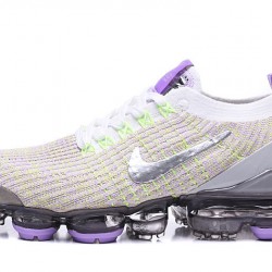 Women/Men Nike Air VaporMax Flyknit 3 White Purple AJ6900-102 Shoes