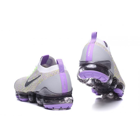 Women/Men Nike Air VaporMax Flyknit 3 White Purple AJ6900-102 Shoes