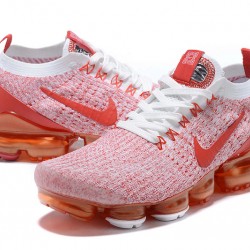 Women Nike Air VaporMax Flyknit 3 Pink Red CK0730-188 Shoes