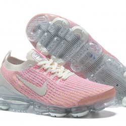 Women Nike Air VaporMax Flyknit 3 Pink White AJ6910-008 Shoes