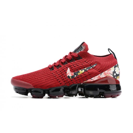 Women Nike Air VaporMax Flyknit 3 Red Black CT1274 -600 Shoes