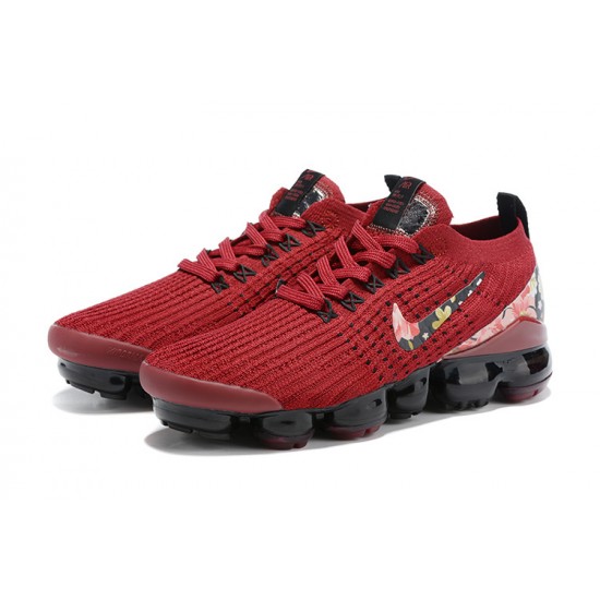 Women Nike Air VaporMax Flyknit 3 Red Black CT1274 -600 Shoes