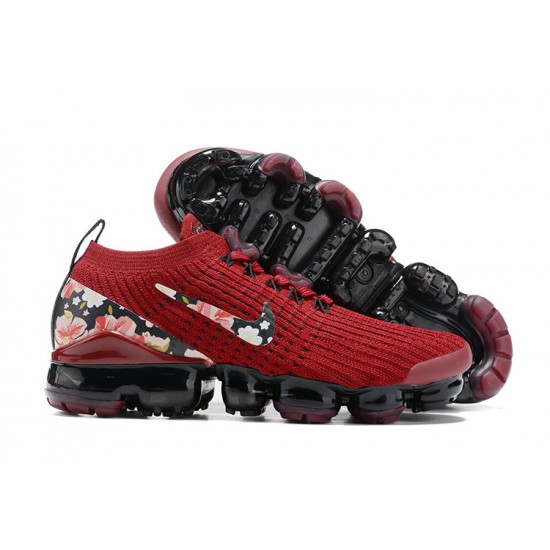 Women Nike Air VaporMax Flyknit 3 Red Black CT1274 -600 Shoes