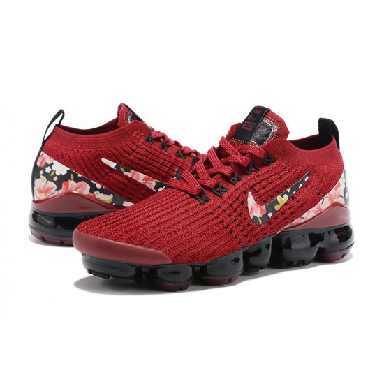 Women Nike Air VaporMax Flyknit 3 Red Black CT1274 -600 Shoes