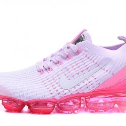 Women Nike Air VaporMax Flyknit 3 White Pink AJ6910-005 Shoes