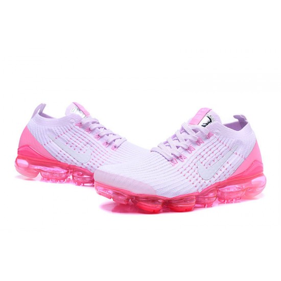 Women Nike Air VaporMax Flyknit 3 White Pink AJ6910-005 Shoes