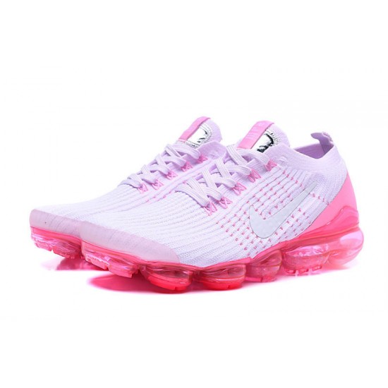 Women Nike Air VaporMax Flyknit 3 White Pink AJ6910-005 Shoes