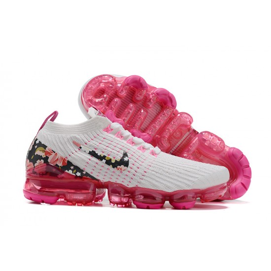 Women Nike Air VaporMax Flyknit 3 White Pink AJ6910-601 Shoes