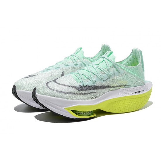 Women/Men Nike Air Zoom Alphafly Next 2 Green Shoes 