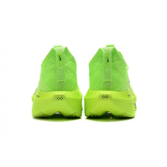 Women/Men Nike Air Zoom Alphafly Next 2 Neongreen Shoes 