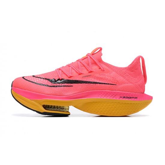 Women/Men Nike Air Zoom Alphafly Next 2 Pink Red Shoes 