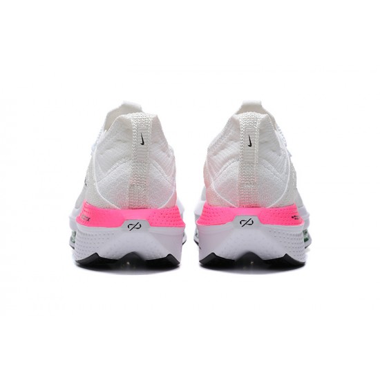 Women/Men Nike Air Zoom Alphafly Next 2 Pink White Shoes 