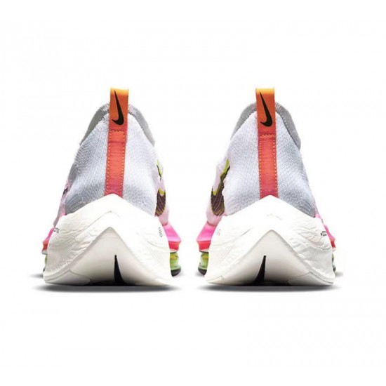 Women/Men Nike Air Zoom Alphafly Next 2 White and Pink Shoes 