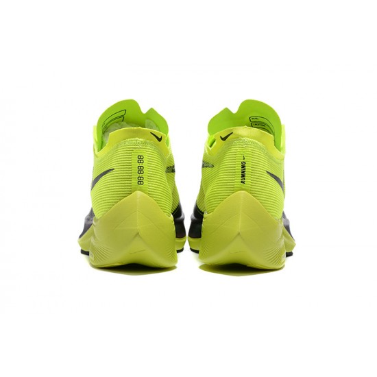 Men Nike ZoomX VaporFly NEXT% Chartreuse Black Shoes 