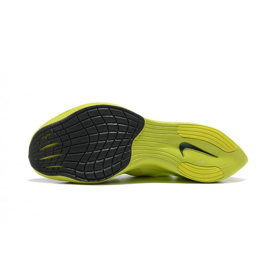 Men Nike ZoomX VaporFly NEXT% Chartreuse Black Shoes 