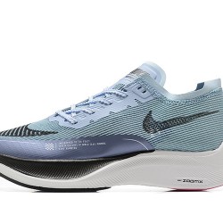 Women/Men Nike ZoomX VaporFly NEXT% Black Blue Shoes 