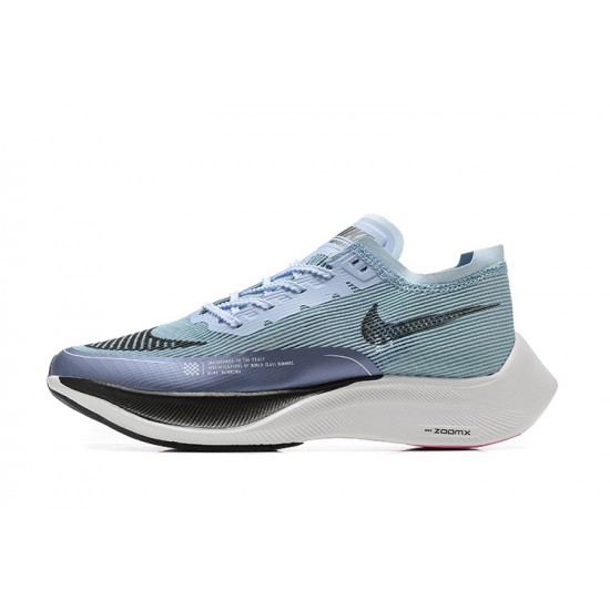 Women/Men Nike ZoomX VaporFly NEXT% Black Blue Shoes 