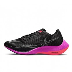 Women/Men Nike ZoomX VaporFly NEXT% Black Purple Shoes 