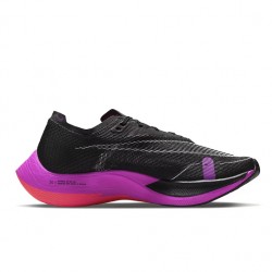 Women/Men Nike ZoomX VaporFly NEXT% Black Purple Shoes 