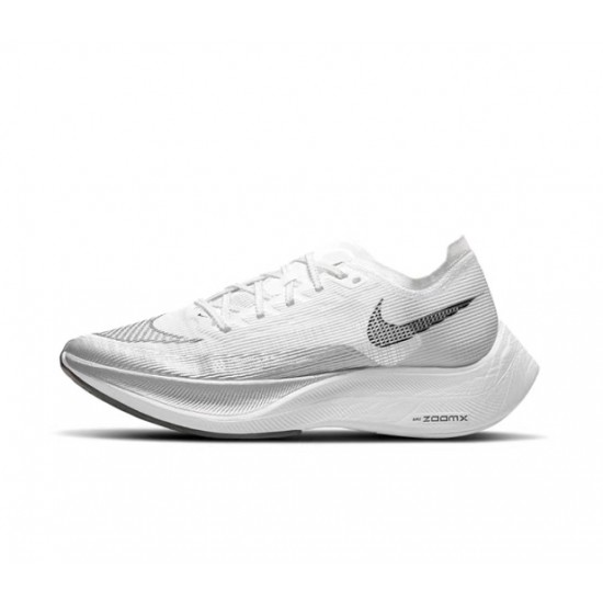 Women/Men Nike ZoomX VaporFly NEXT% White Shoes 