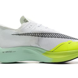 Women/Men Nike ZoomX VaporFly NEXT% White Yellow Shoes 