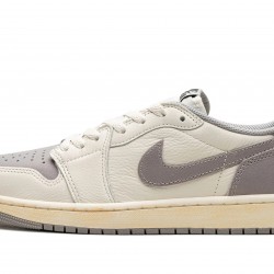 Mens Nike Air Jordan 1 Low Atmosphere Grey CZ0790-101 Shoes