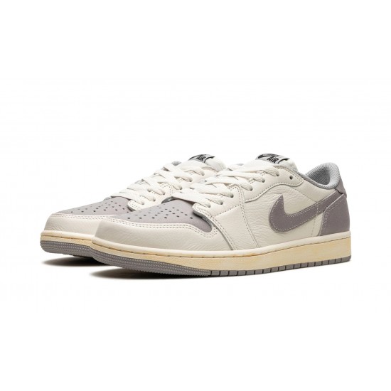 Mens Nike Air Jordan 1 Low Atmosphere Grey CZ0790-101 Shoes