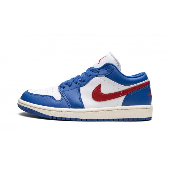 Womens Nike Air Jordan 1 Low Sport Blue DC0774-416 Shoes