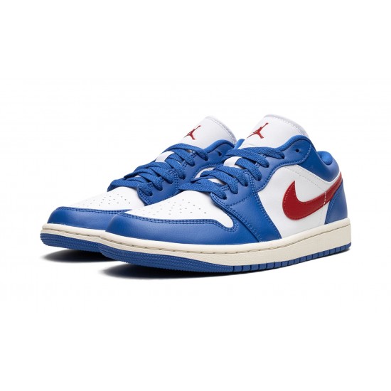 Womens Nike Air Jordan 1 Low Sport Blue DC0774-416 Shoes