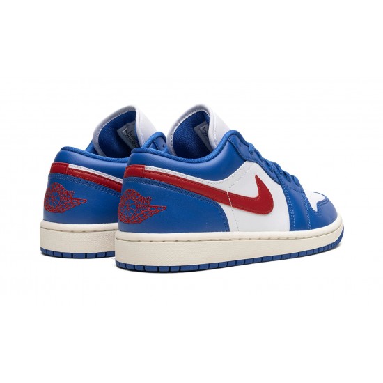 Womens Nike Air Jordan 1 Low Sport Blue DC0774-416 Shoes