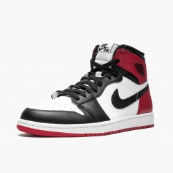 Air Jordan 1 Retro High "Black Toe" White/Black-Gym Red 555088 184 AJ1 Jordan