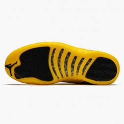 Air Jordan 12 Retro "University Gold" AJ12 130690 070 Black/Black-University Gold Jordan