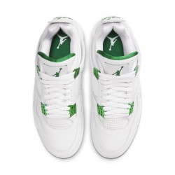 Air Jordan 4 Retro "Metallic Green" CT8527 113 White/Metallic Silver-Pine Gre AJ4 Jordan